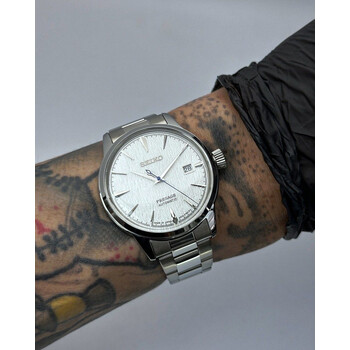  Custom Seiko Mod • Snowflake Presage • 40.5mm